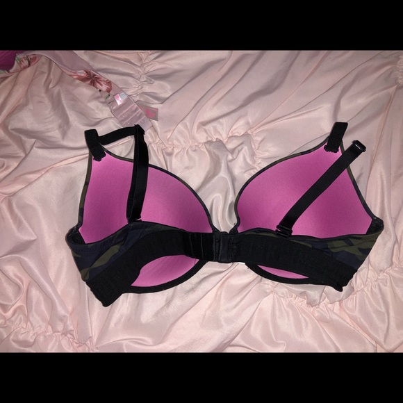 camo lightly lined t-shirt bra. - Picture 3 of 8